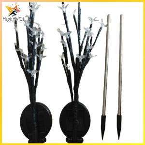 【HOSPORT】2 Pack Solar Garden Lights Decorative Solar Lights Outdoor Lawn Lights for Outside Yard Lawn Patio Pathway Decorations