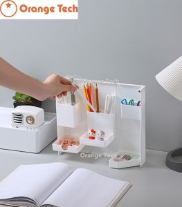 Multifunctional Foldable Magnetic Desktop Stationery Cosmetics Gadgets Storage Box Holder HH115