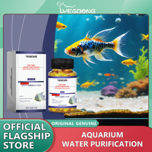 YEGBONG Fish tank water purification capsules Clean fish tank stains Water quality Clear fish tank aquarium special capsules Water Purification Tablets For Fish Tank Aquarium 30Pcs Water Purifier Tablets Safe And Effective Pills Rapid Fish Tank Cleaner