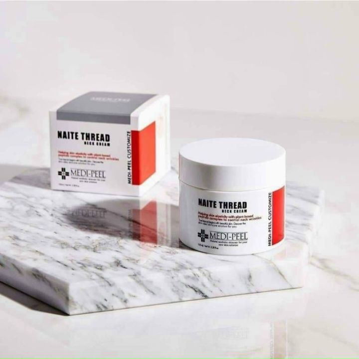 Kem dưỡng da vùng cổ Medi-Peel Premium Naite Thread Neck Cream 100ml ...