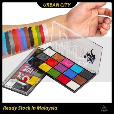 Face paint 15 Colors Non-toxic 人体彩绘 Water Based Paint Face Body Painting Makeup Set