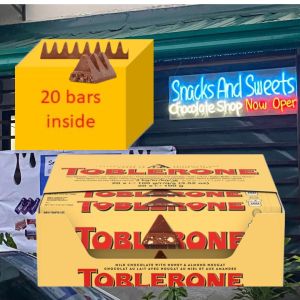 20 pcs of Toblerone (good until 2027 February)