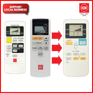 KDK Fan Remote Control For V60WK V56VK K14Z9 K15Z9 R60VW K15U2 Z60WS K15Y6 U48FP K12UX U60FW K15UW W56WV