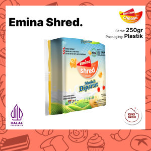 Keju Emina Shred 250gr | Keju Cheddar Emina Shred 250 gr