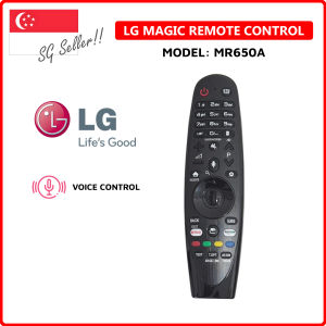 LG Magic Remote Control MR650A - Voice Control Only (No Mouse Pointer) - For LG Smart TVs