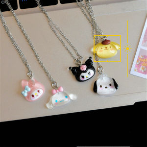 Kawaii Sanrio สร้อยคอ Kuromi Cinnamoroll My Melody น่ารัก Clavicle Chain จี้ปรับอุปกรณ์เสริมของขวัญวันเกิดของเล่น
