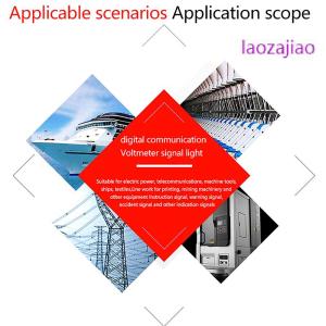 laozajiao 22MM AD16-22DSV Mini Voltage Meter LED Digital Display Voltmeter Indicator Signal Light Pilot Lamp