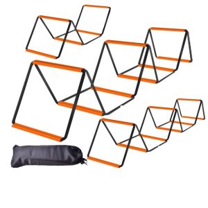 RGFV Màu cam Thang nhanh nhẹn Thép cacbon Thiết lập tức thì Thang tốc độ bóng đá Bền Có thể gập lại Thang nhảy tập chân Thể thao ngoài trời