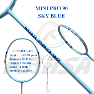 Kansa Mini PRO Series Raket Badminton Raket Bulutangkis Training 35Lbs