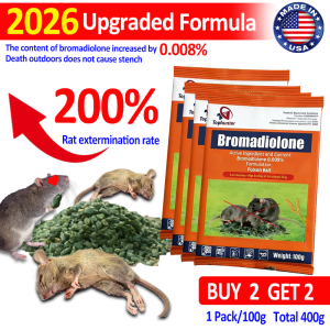 🔥Buy 5 Take 5🔥 Rat Poison Rat KillerRat Killer Poison Pellet 100G/Pack Rat Killer Repellant for Home Super Effective All-Nature Non-Toxic Mice Control Poison Pellet The Best Product to Prevent Rats & Kill Mices Dying Outside