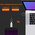 อะแดปเตอร์แปลงไมโคร USB ตัวผู้เป็น USB-C Type C ตัวเมียขั้วต่อชาร์จข้อมูล. 