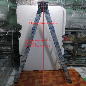 Thang Nhôm Chữ A Cao Cấp 2m - TN2m - TN2mT