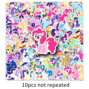 ชุดสติกเกอร์ตัวการ์ตูนน่ารักชุด A + B โพนี่น้อย103PCSMy กระเป๋าสมุดโน๊ตชุดสติ๊กเกอร์กราฟฟิตีเครื่องตกแต่งที่มีลักษณะเฉพาะตัว DIY