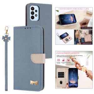 For Samsung Galaxy A13 4G A23 A33 A53 5G Case Soft Silicone PU Leather Wallet Flip Case for Galaxy A 53 M13 M23 A04s Stand Cover