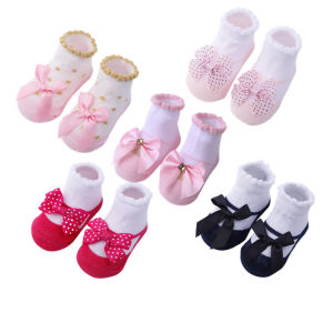 Baby Socks Sophistication Soft and Comfortable Baby Shoes Lace Dots Fashion High-end Newborn