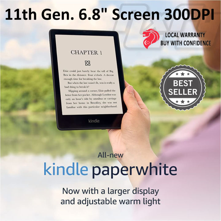 Kindle Paperwhite 5 2021 11th Gen / 8 GB / 6.8" display adjustable warm