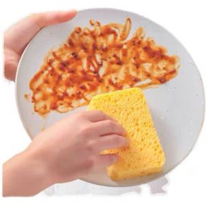 Dish Washing Sponge Scouring Pad Natural Wood Pulp Dish Pad Magic Cleaning Sponge Pad Pot Cleaner Kitchen Span Sabut