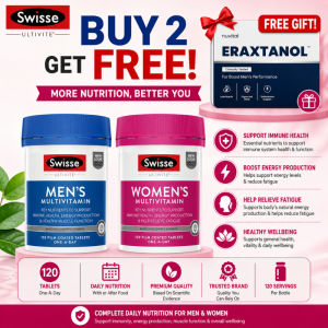 Swisse Multivitamin Set for Men & Women Energy & Immunity Support 120 Tablets