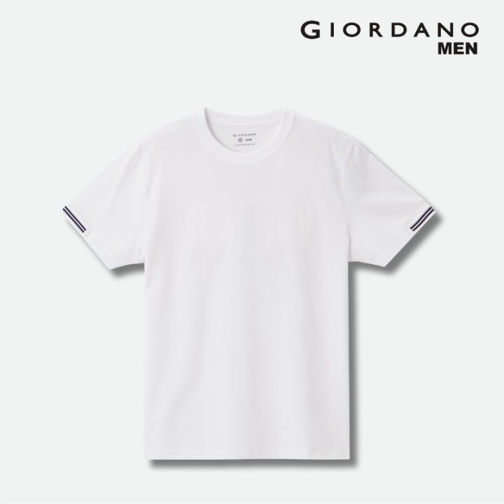 Giordano Men Crew Neck Slim Fit T-shirt Lazada Singapore