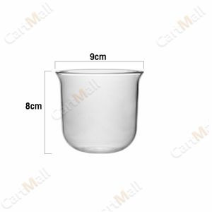 Transparent Glass Cup Coffee Mug Heat Resistant Cup Milk Cup Coffee Glasses 320ml