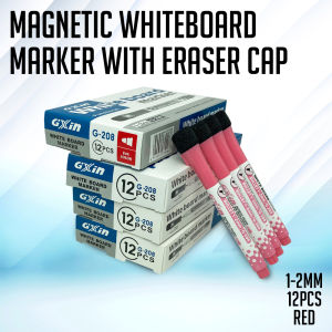 iPrintph Magnetic Whiteboard Marker Pen with Eraser Cap 12Pcs/Set