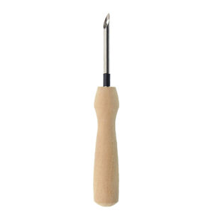 Wooden Handle Embroidery Pen Embroidery Needle Pen for DIY Craft Stitching Applique Embellishment