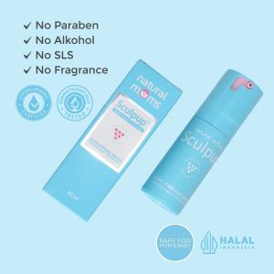 NATURAL MOMS STRETCH MARK CREAM 7X CERAMIDE/ SENSITIVE INTIMATE WASH FOAM/ FEMININE 100ML/  SCULPUP BUST FIRMING SERUM 30ML