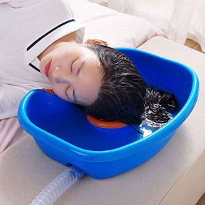 Portable Shampoo Basin Hair Washing Basin Thicker Silicon Pad for Bedridden Paralyzed Patients