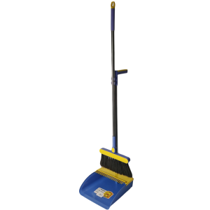 Lightweight 180° Broom Brush and Comb Teeth Dustpan Set with Long Handle