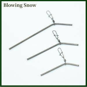 Blowing 5pcs Fishing Balance Connectors 5 7 9 12CM Small Style Brass Tube Fishing Tackle Anti-Tangle Feeder Boom Fish Accessories