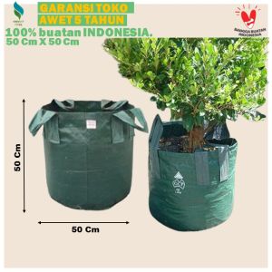 Pot Bunga Besar 100 Liter Pot Tanaman 100 Liter Planter Bag Pot Besar PlanterBag Polybag Tanaman Pot Bunga Plastik A308