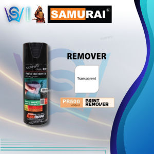 SAMURAI SPRAY PAINT REMOVER SPRAY (PR500) Buang Cat Aerosol Motor Spray Penghilang Calar 黑武士洗漆水