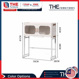 THE L70cm (1/2 Layers) Kitchen Dish Sink Drain Rack Multipurpose Countertop Dish Storage Rack