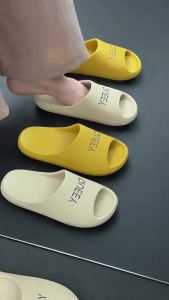 [Free Shipping] 3D Textured Slippers For Women New Summer Model EVA Non-Slip Odor-Resistant Home Use CoupleS Arch Support MenS