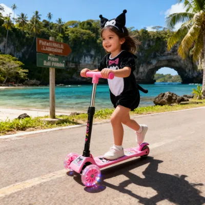 Scooter for Kids - Three-in-One with Music Pedals and Sliding - Suitable for Boys and Girls Aged 1-10
