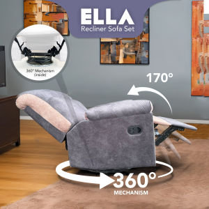 [READY STOCK] 360° SWIVEL 1 SEATER RECLINER SOFA / ROCKING CHAIR / RELAX CHAIR