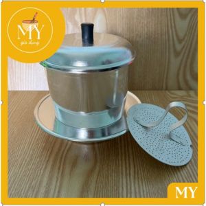 Phin pha cà phê cafe nhôm to cỡ lớn đại 100g200g 500g loại đẹp sáng bóng