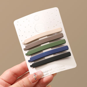 5 cái trơn mới màu phun sơn kẹp tóc ngọt ngào kẹp tóc barrettes Kẹp xước cho phụ kiện tóc nữ phụ nữ