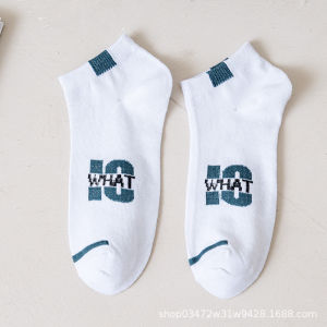 QSKS92 Kaos Kaki Pria Ankle Socks Kaos Kaki Pendek Semata Kaki Kaos Kaki Sport Olahraga Sekolah
