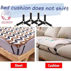 4 Pcs Set Mattress Sheet Clips Cover Grippers