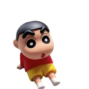 Phim hoạt hình dễ thương bút chì màu đầy màu sắc Shin-chan Series điện thoại di động giá để điện thoại để bàn văn phòng lười biếng giá đỡ điện thoại búp bê kê điện thoại
