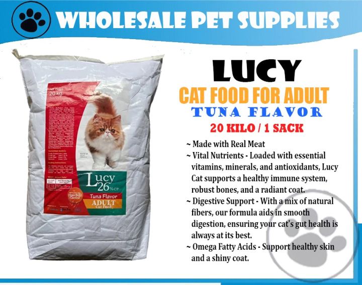 LUCY CAT FOOD for Adult 20kg 1 SACK Lazada PH