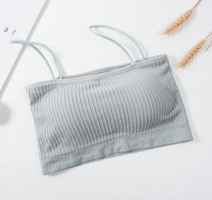 Áo Bra 2 dây gân tăm đệm mỏng co giãn ôm ngực mềm mịn - Áo lót nữ - Áo ngực nữ không gọng su đúc siêu mát BRA809