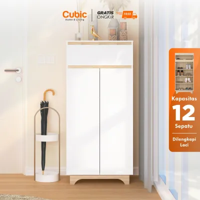 Cubic Lemari Sepatu Minimalis / Rak Sepatu / MILANO LS 60