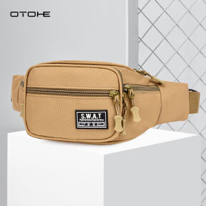 OTOHE Mens Chest Bag Waist Bag Large Capacity Shoulder Bag Wear-resistant Cross body Shoulder Pouch Purse Man Chest Bag Side Bag