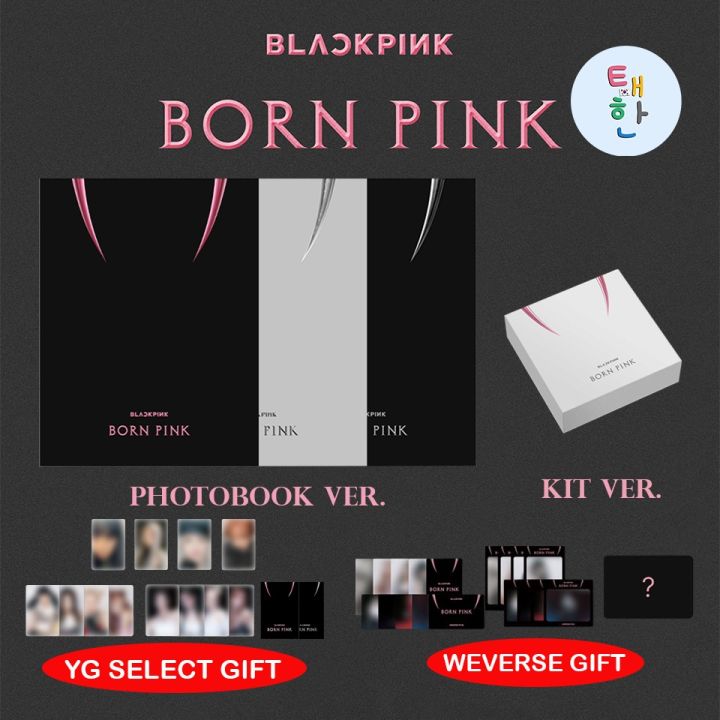 BLACKPINK - BORN PINK Box Set With Photo Card - YGSELECT Pre-Order Benefit - LIKE NEW