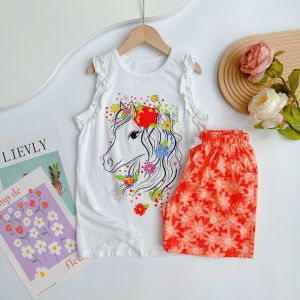 Bộ ba lỗ bé gái size đại XS-XL (18-45kg) vải dư xịn quần dày dặn có túi rất đẹp (nhiều mẫu có bảng kích cỡ và video thực tế)