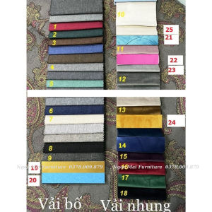 Bộ Ghế Sofa Thuyền Đơn (Ghế Nails) Màu Vải Nhung Mềm Mịn Cho Phòng Thêm Xinh Lung Linh