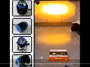 Car & Motorcycle two-color LED spotlights yellow and white auxiliary light