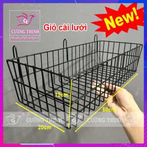 {LOẠI DÀY} Giỏ cài lưới sắt - Rổ treo khung sắt trang trí phụ kiện giá rẻ